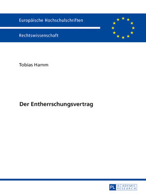 cover image of Der Entherrschungsvertrag